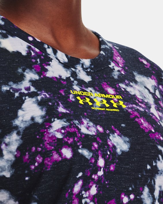 Women's UA Run Trail T-Shirt in Purple image number 3